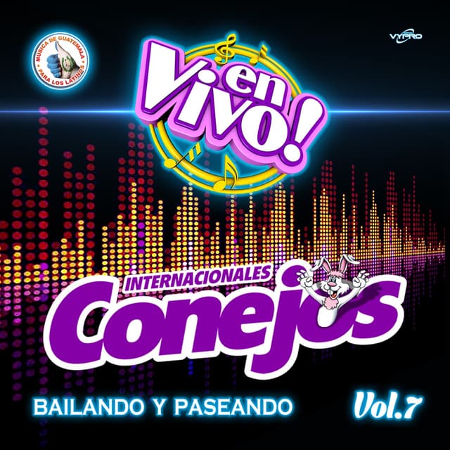 Album cover art for Bailando y Paseando Vol. 7. Música de Guatemala para los Latinos (En Vivo)