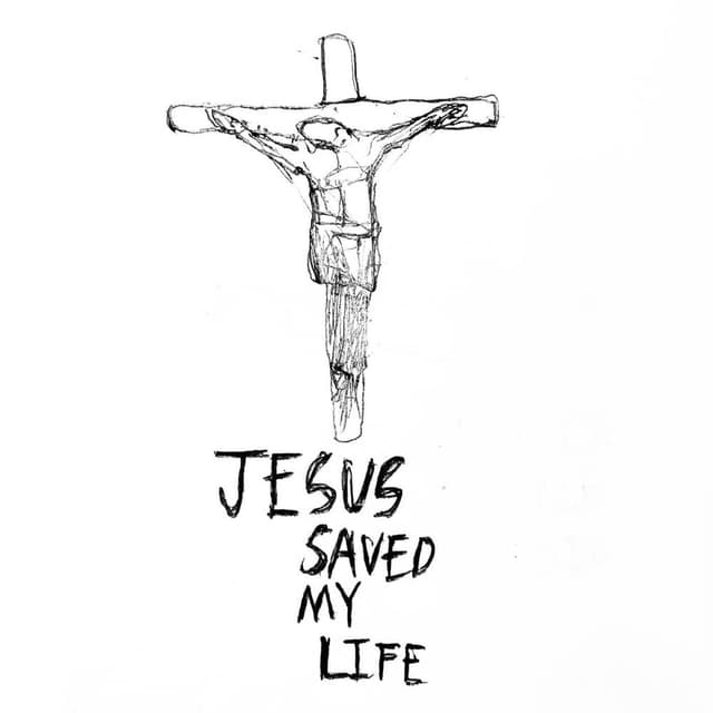 Album cover art for Jesus saved my life