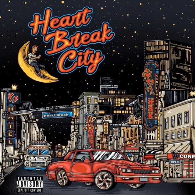 Album cover art for Heart Break City