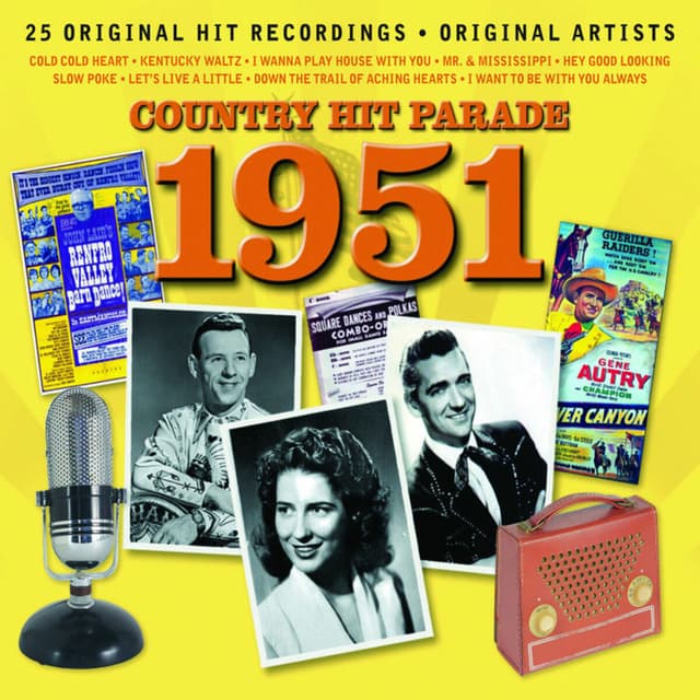 Album cover art for Country Hit Parade 1951
