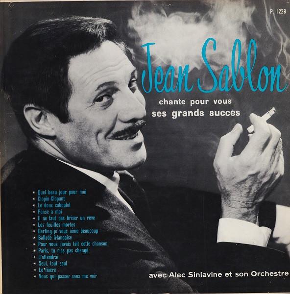 Album cover art for Jean Sablon Chante pour Vous ses Grands Succès