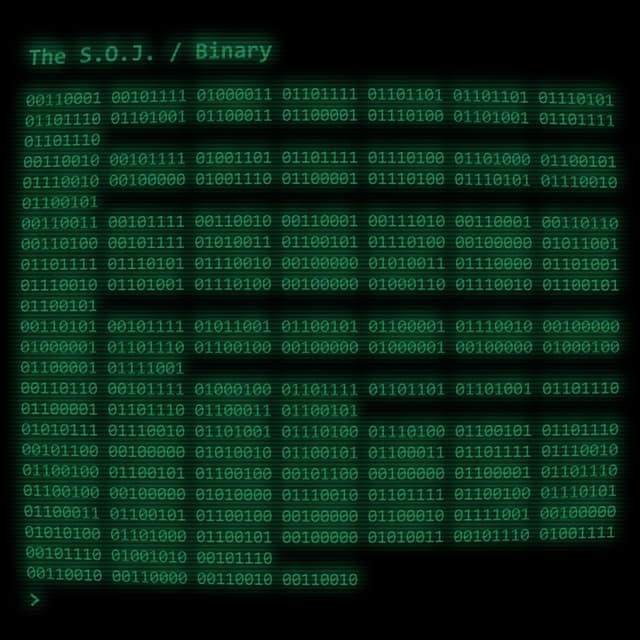 Album cover art for Binary