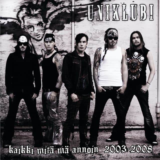 Album cover art for Kaikki mitä mä annoin 2003-2008