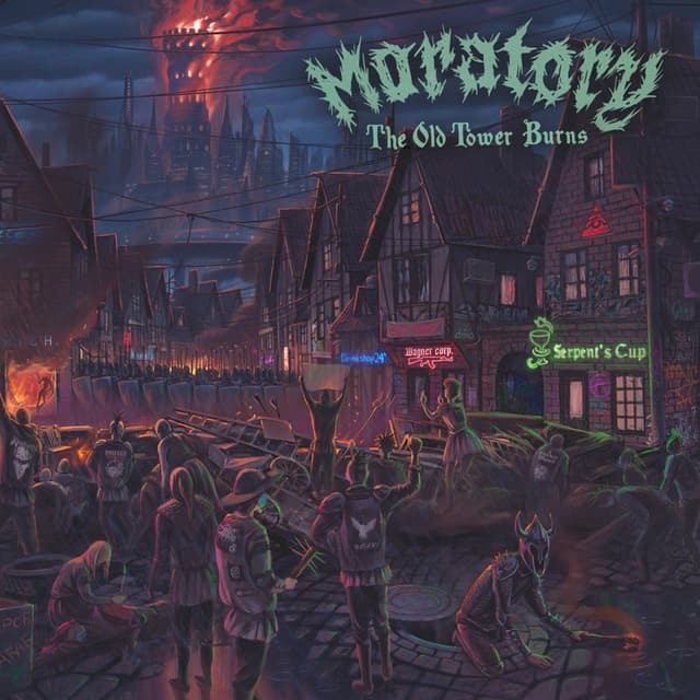 Album cover art for The Old Tower Burns