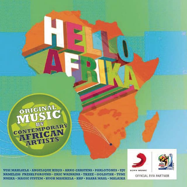 Album cover art for Hello Afrika
