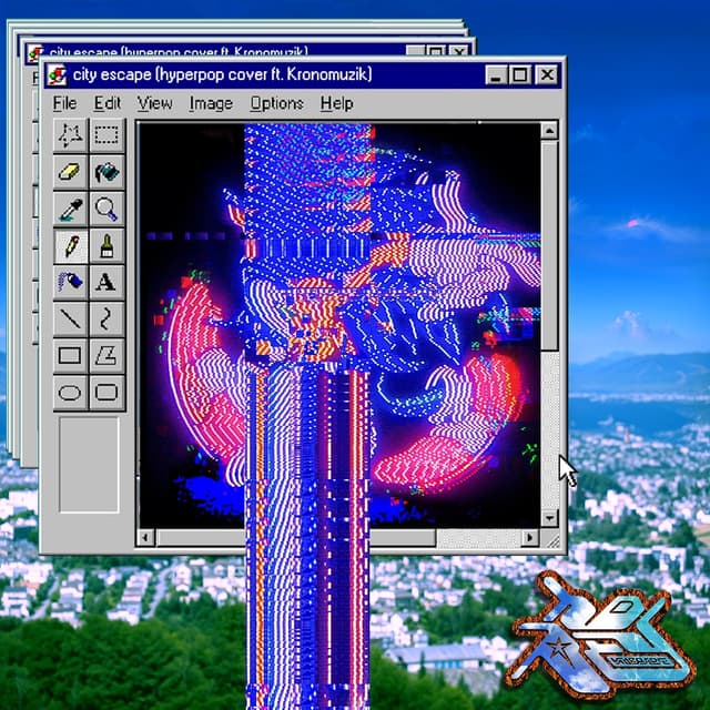 Album cover art for City Escape (Hyperpop Cover)