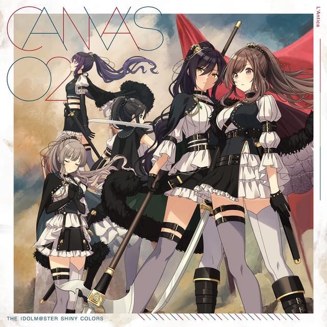 Album cover art for THE IDOLM@STER SHINY COLORS "CANVAS" 02