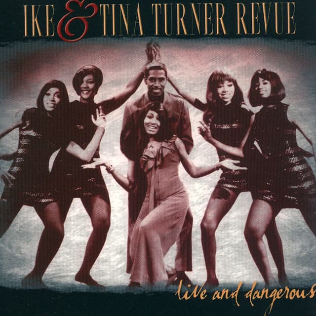 Album cover art for Live and Dangerous
