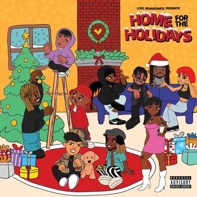 Album cover art for Home For The Holidays