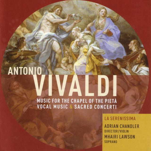 Album cover art for Vivaldi: Music for the Chapel of the Pietà