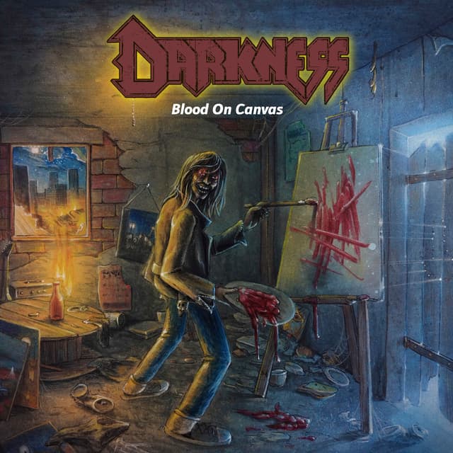 Album cover art for Blood on Canvas