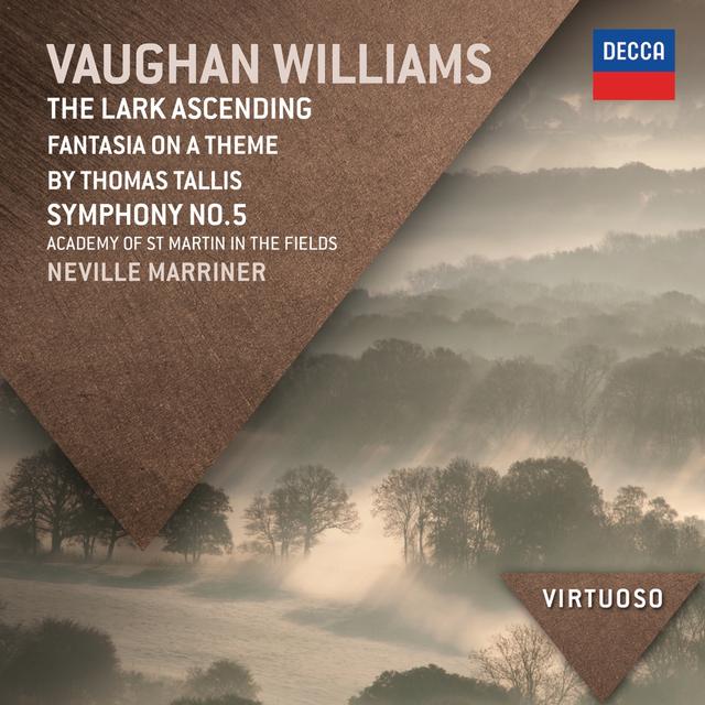 Album cover art for Vaughan Williams: The Lark Ascending; Fantasia On A Theme By Thomas Tallis; Symphony No.5