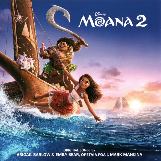 Album cover art for Moana 2