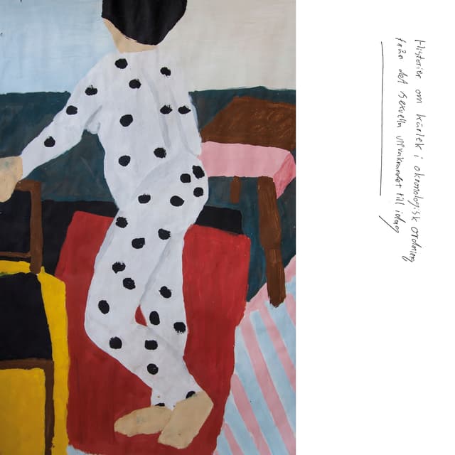 Album cover art for Historier om kärlek i okronologisk ordning, från det sexuella uppvaknandet till idag
