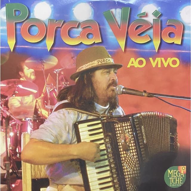 Album cover art for PORCA VÉIA AO VIVO