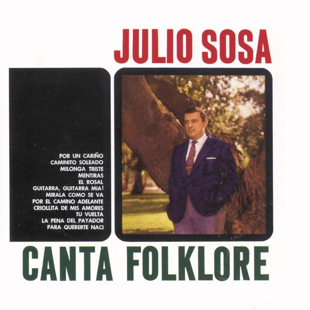 Album cover art for Julio Sosa Canta Folklore
