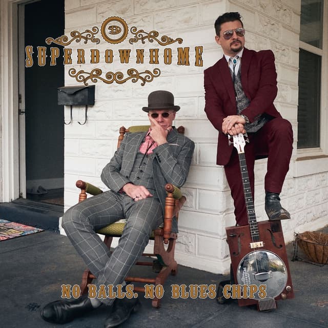 Album cover art for No Balls, No Blues Chips