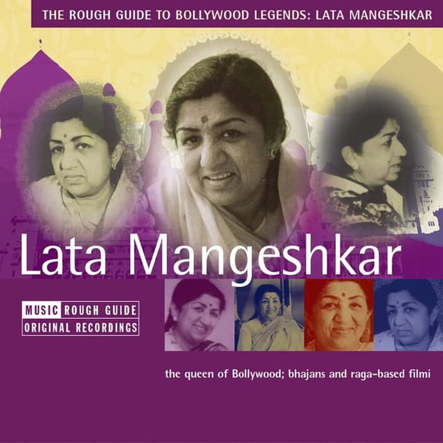 Album cover art for Rough Guide: Lata Mangeshkar
