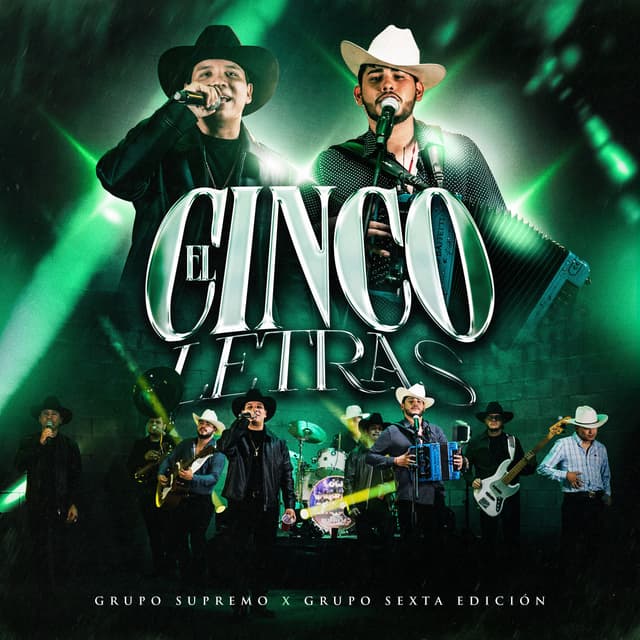 Album cover art for El Cinco Letras