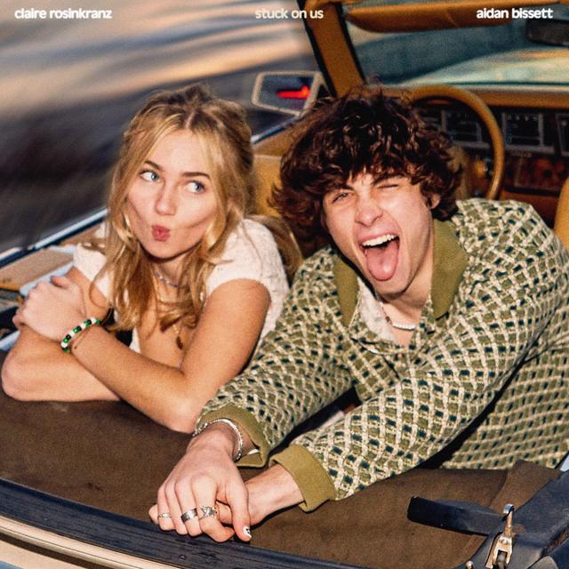 Album cover art for stuck on us