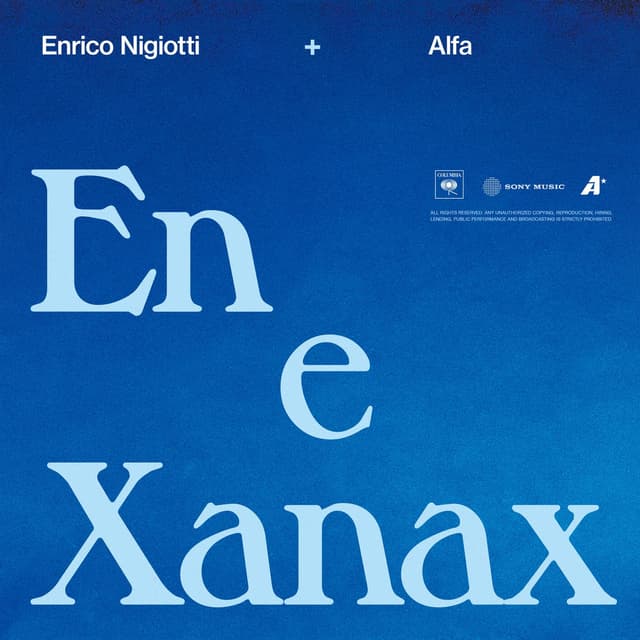 Album cover art for En e Xanax