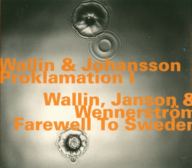 Album cover art for Proklamation I / Farewell To Sweden