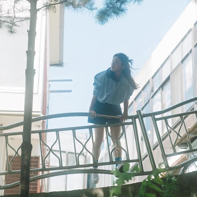 Album cover art for 푸른 밤