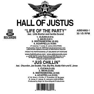 Album cover art for Life Of The Party B/w Jus Chillin