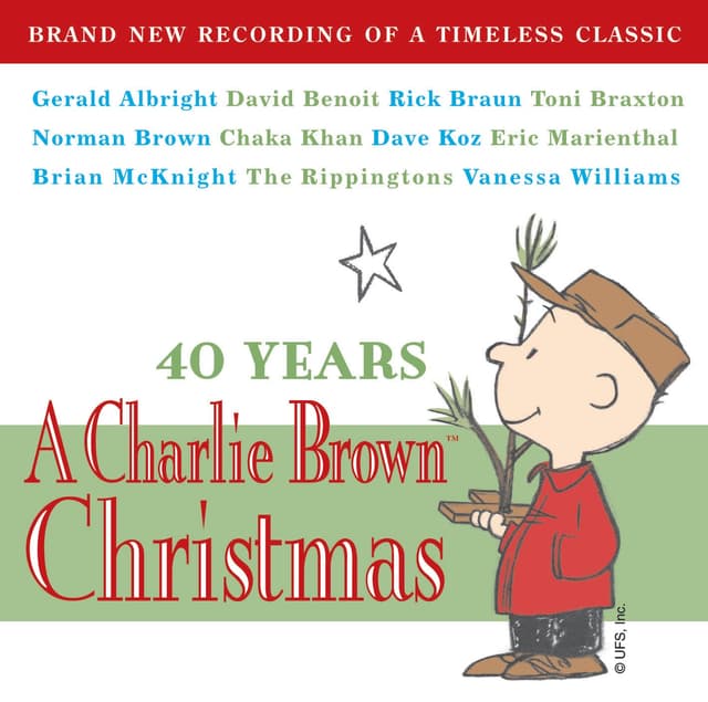 Album cover art for 40 Years - A Charlie Brown Christmas