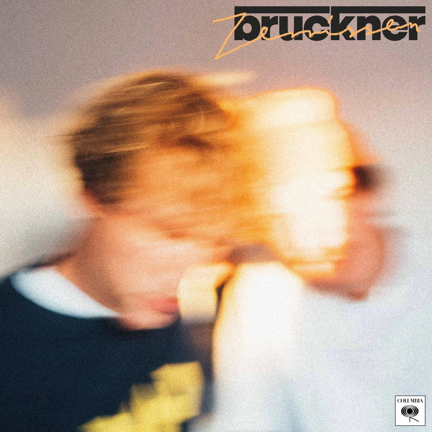 Lyric cover art as blurred background