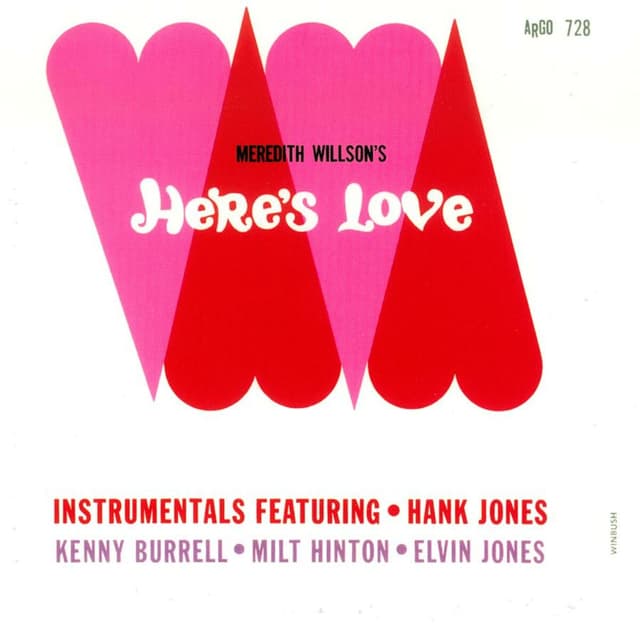 Album cover art for Here's Love