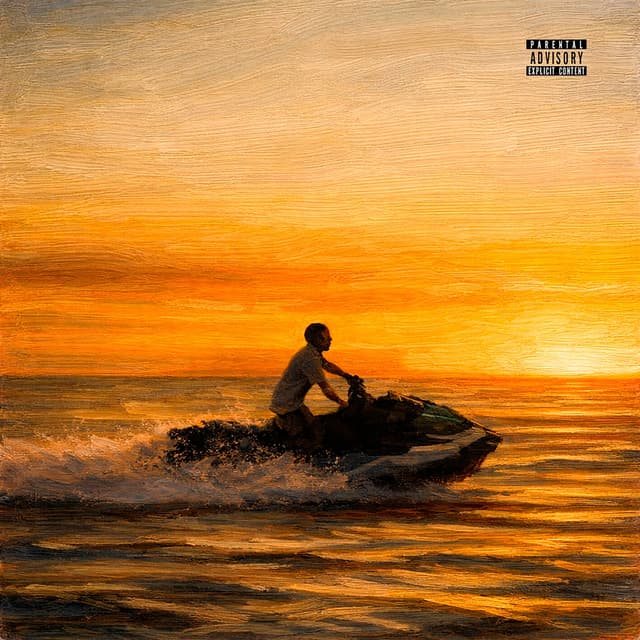 Album cover art for MÚSICA EN MI JETSKI