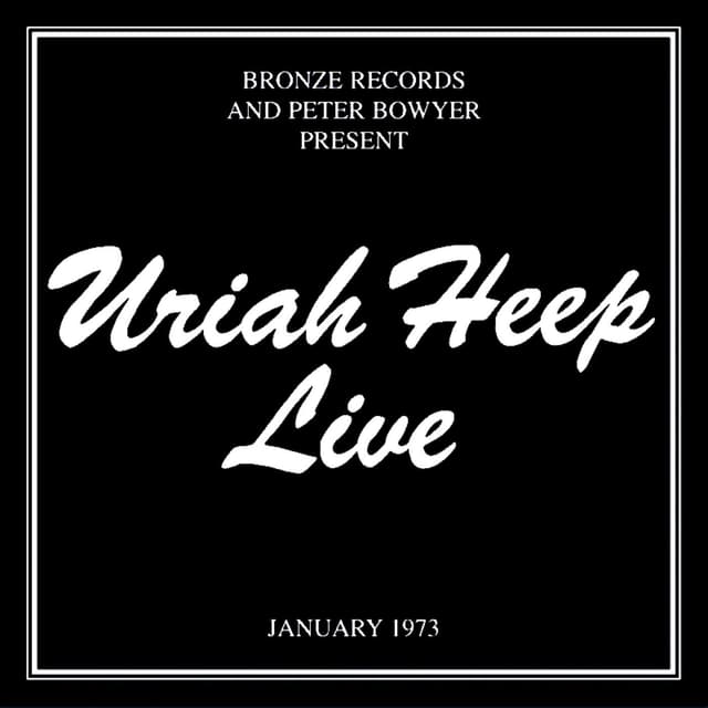 Album cover art for Uriah Heep Live