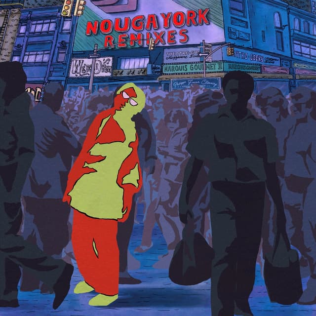 Album cover art for Nougayork Remixes (feat. Marquis Hill)