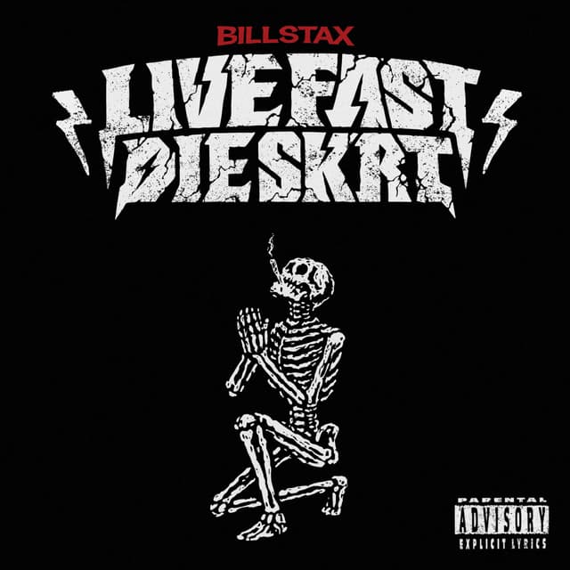 Album cover art for LIVE FAST DIE SKRT