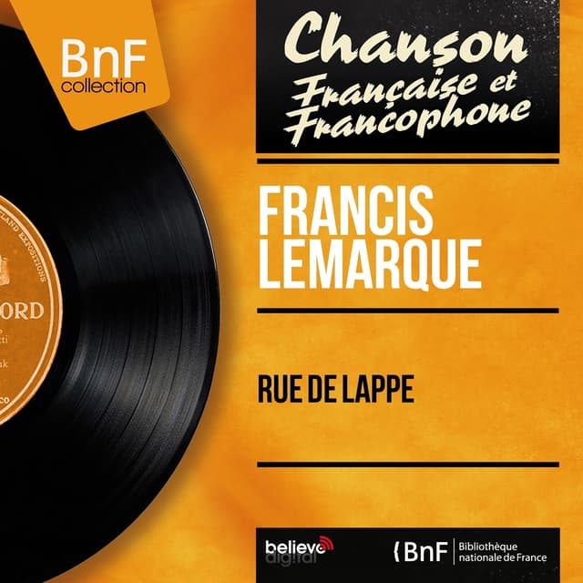 Album cover art for Rue de Lappe