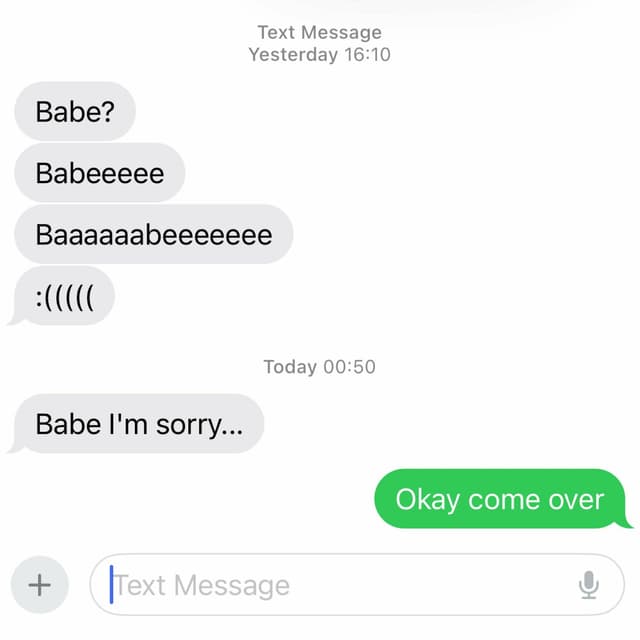 Album cover art for Babe I'm Sorry
