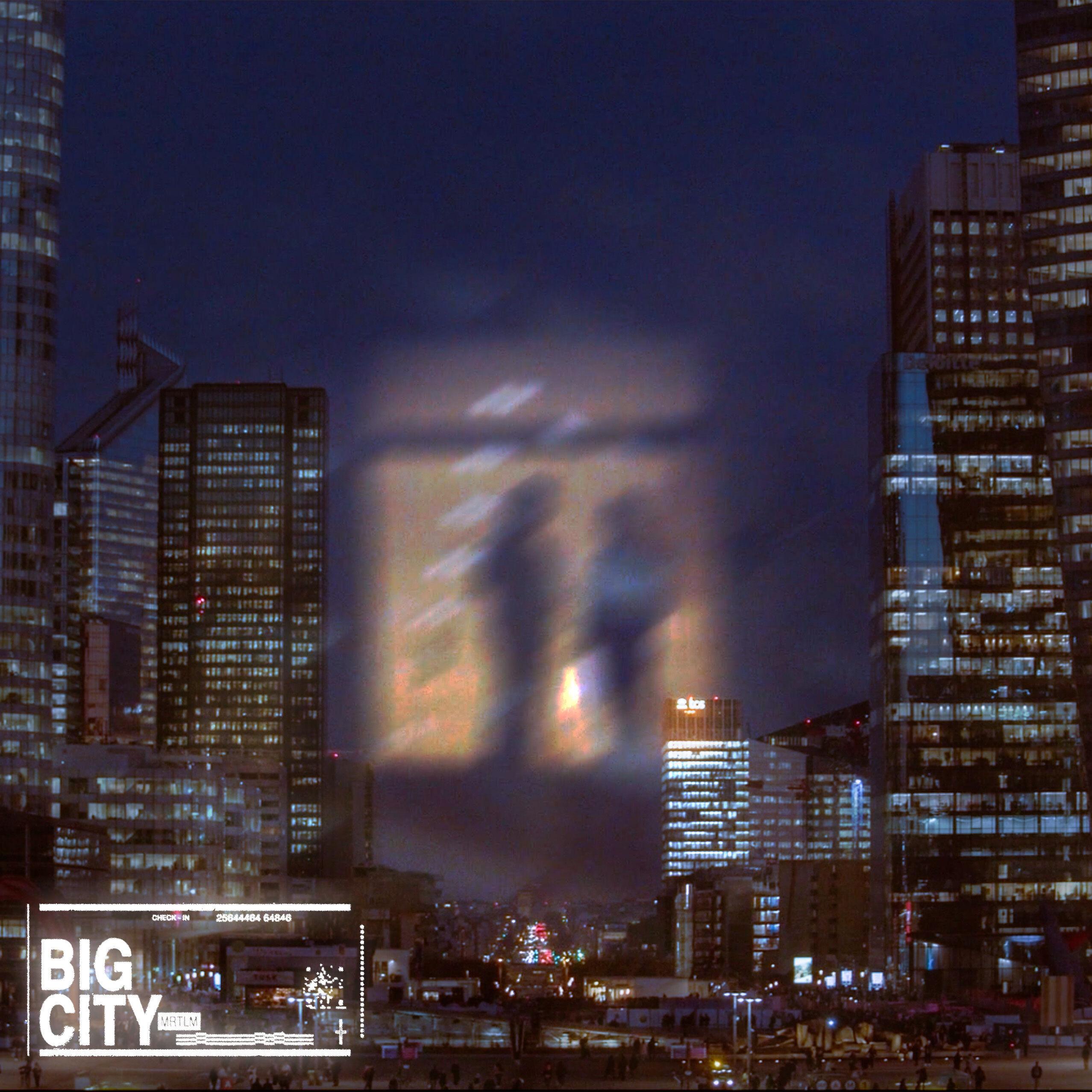 Lyric cover art as blurred background