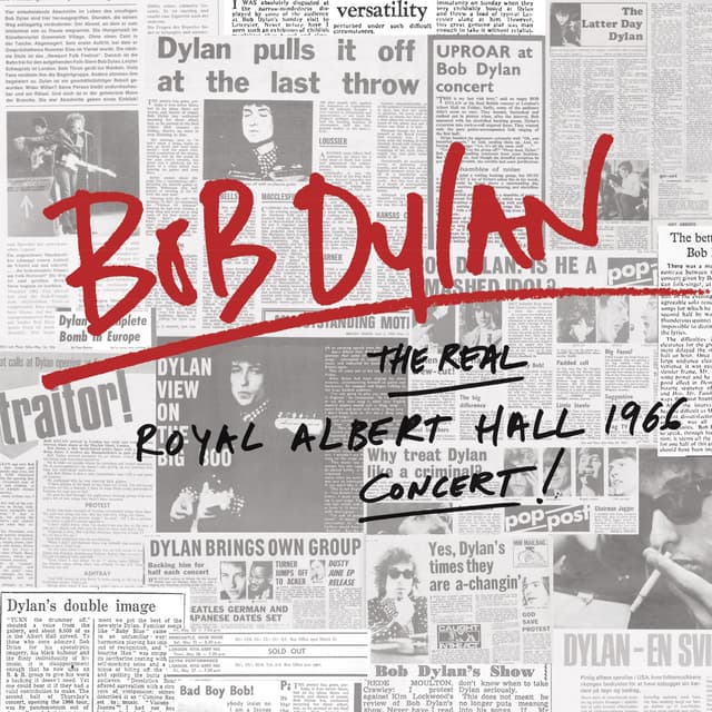 Album cover art for The Real Royal Albert Hall 1966 Concert !
