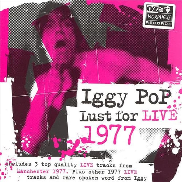 Album cover art for Lust for Live 1977