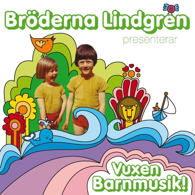 Album cover art for Vuxen barnmusik!