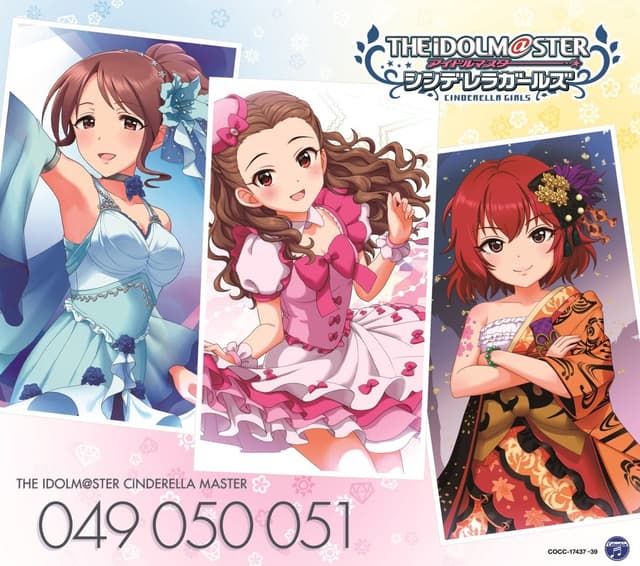 Album cover art for THE IDOLM@STER CINDERELLA MASTER 049-051 関裕美・三船美優・村上巴