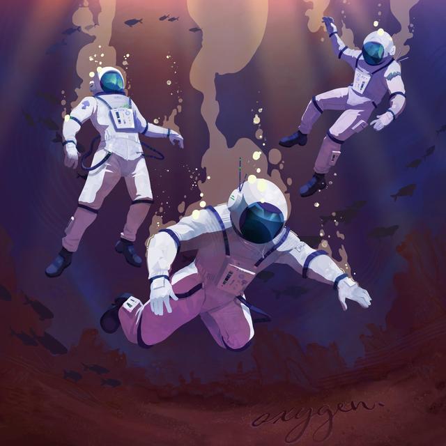 Album cover art for oxygen.