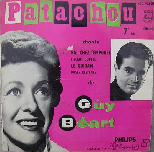 Album cover art for Patachou Chante Guy Béart