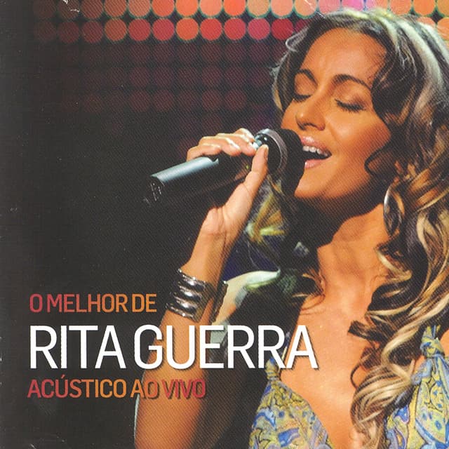 Album cover art for O Melhor De Rita Guerra Acústico Ao Vivo
