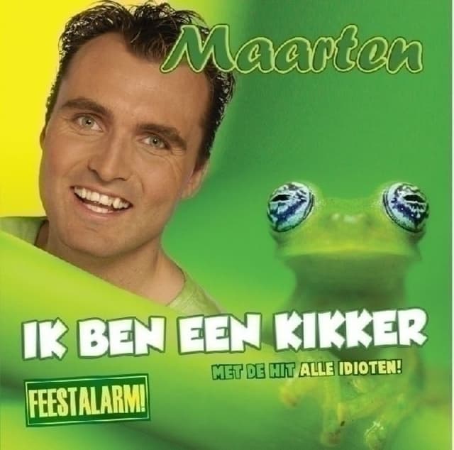 Album cover art for Ik ben een kikker