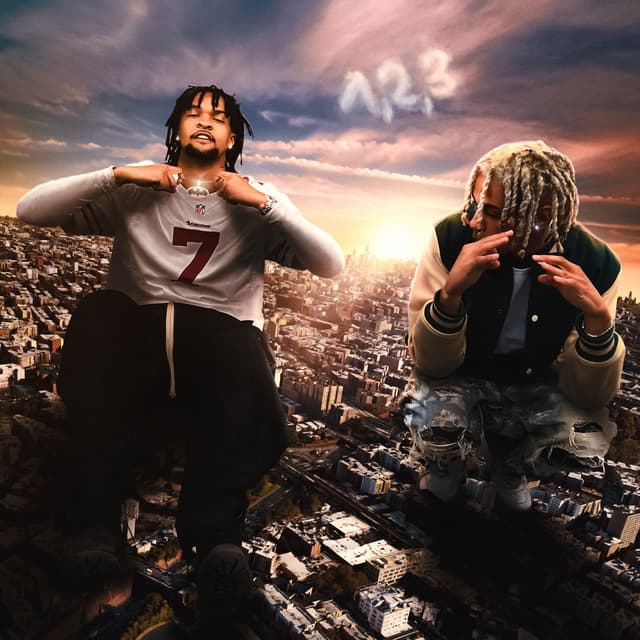 Album cover art for 1, 2, 3