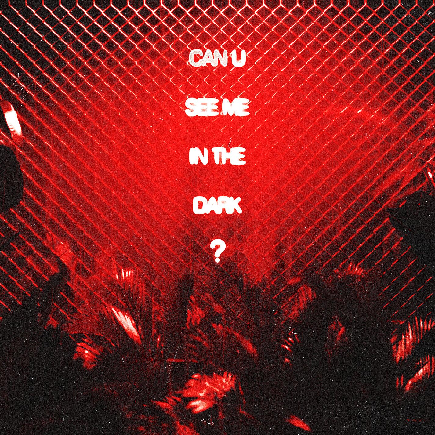 Lyric cover art as blurred background