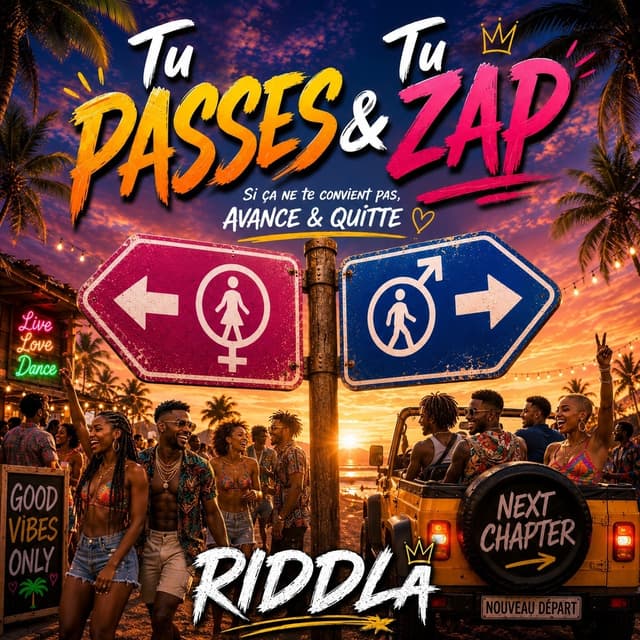 Album cover art for TU PASSES & TU ZAP - Single