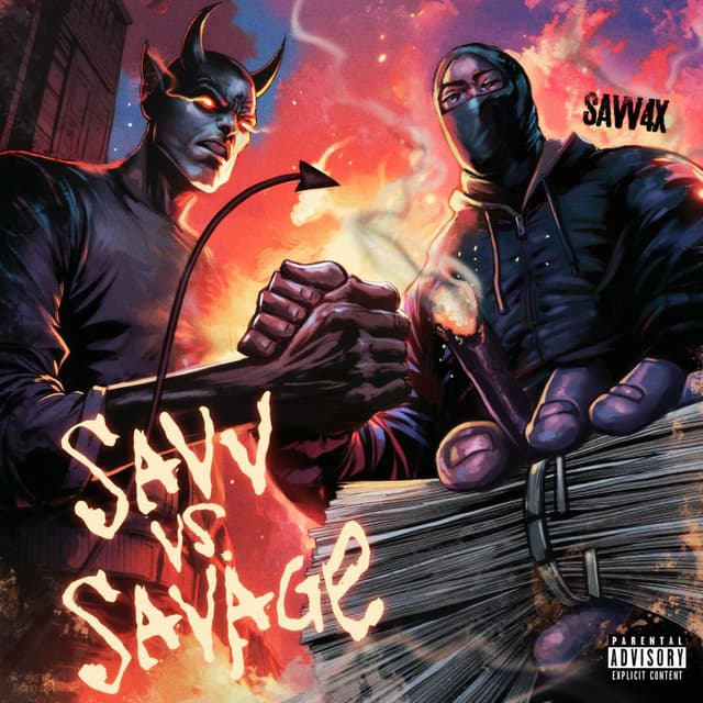 Album cover art for Savv Vs Savage